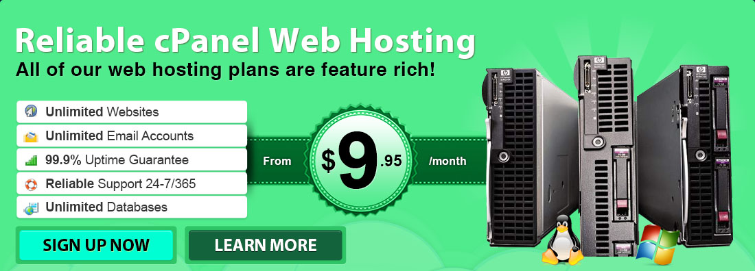 web hosting banner